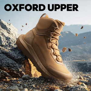 Bottes de randonnée DF022 AS33 marron avec fermeture éclair intérieure, bottes de trekking sportives disponibles en marron, beige, noir, jaune et plusieurs autres couleurs - Product Image 4