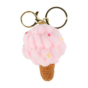 <span class=keywords><strong>Porte</strong></span>-clés <span class=keywords><strong>original</strong></span> en peluche pour crème glacée colorée Simulation de dessin animé mignon pour <span class=keywords><strong>femme</strong></span> Pendentif de sac de couple petit cadeau - Product Image 5