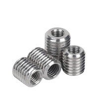 Écrou à insertion en aluminium de haute qualité en acier inoxydable M4 M5 M8 M10 M12 M16, adaptateur de vis à filetage intérieur/extérieur pour le bois