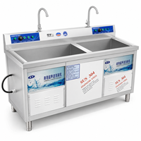 Nettoyeur à ultrasons industriel pour vaisselle, machine de nettoyage en profondeur pour les services de restauration