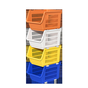 Panier de rangement empilable multi-niveaux en PP pour cuisine, chambre, salon – Organiseur pour légumes, fruits, jouets, collations – 5 étages - Product Image 5