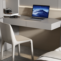 Bureaux en bois sur mesure fabriqués en usine - Design moderne, écologique, durable, multifonctionnel, étagère, gain de place, simple, pour chambre d'étude