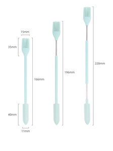 Nuevo Espátula <span class=keywords><strong>de</strong></span> Silicona <span class=keywords><strong>de</strong></span> Doble Cabeza, Ecológica, para Repostería y Cocina, Mini Espátula para Mermelada - Product Image 2