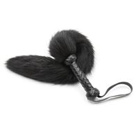 Fouet de bondage avec queue de renard, poils artificiels OEM, jouets sexuels cosplay pour adultes