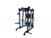 Appareil de musculation multifonctionnel commercial pour salle de sport : Cage de squat, Power Rack, Crossover à câbles, Smith Machine pour un entraînement complet