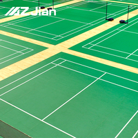 Indoor Synthetischer Badminton boden Vinyl PVC Court Bodenbelag Holz Sport boden Teppich Gummi matte BWF Approved Court