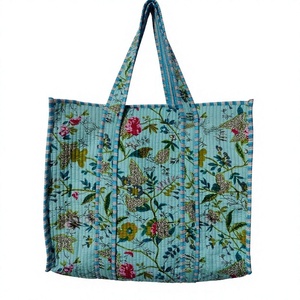 Bolso Tote de Algodón Bordado Estilo Bohemio con Paneles y Cierre de Cremallera para Uso Diario Barmer Craft House - Product Image 3