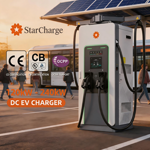 สถานีชาร์จรถยนต์ไฟฟ้าพลังงานแสงอาทิตย์ Long Life 120kW-180kW Starcharge Titan V5 UL CE RFID QR ISO 15118 พร้อมระบบ Destination Charging - Product Image 1