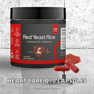 Cápsulas de Arroz de Levadura Roja con Coenzima Q10 y Nattokinasa, 120 Unidades, Suplemento Dietético para la Salud del Corazón y Vascular - Product Image 4
