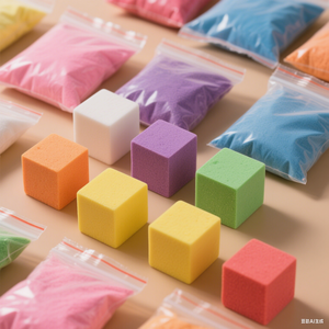 Juguetes de diseño, arena de algodón, juego de arte creativo para juego de modelo de arena mágica para niños y niñas, arena de modelado sensorial - Product Image 2