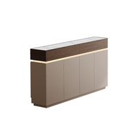 Buffet italien ultra-mince écologique avec plateau en pierre, meuble de séparation de canapé, armoire de rangement moderne minimaliste, meuble à vin pour cuisine