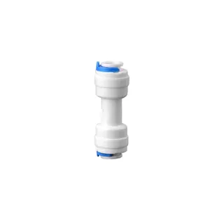 Beyaz 1/4 inç düz hızlı bağlantı su filtresi 1/4 boru için hızlı bağlantı parçaları su arıtma cihazı