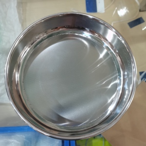 ตะแกรงทดสอบมาตรฐานสแตนเลส 304 ขนาด 200 มม. ASTM E11 Mesh # 100 # 120 # 140 # 170 # 200 สำหรับการแบ่งเกรดผงละเอียดพิเศษ - Product Image 1