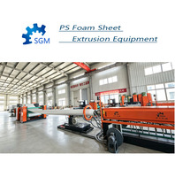 Nouvelle Extrudeuse Automatique de Feuilles de Mousse PS 380V, Contrôle PLC, Pompe, Moteur, Roulement, Puissance 200kW, Multifonctionnelle, Haute Performance
