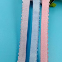 Sous-vêtements Nylon Bud Edge Plush Bande élastique textile sangle souple pour vêtements couture DIY