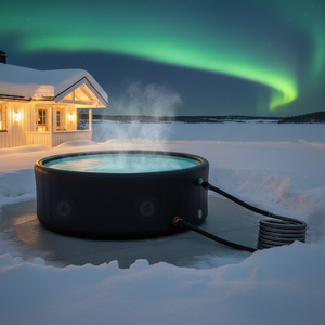 <span class=keywords><strong>Jacuzzi</strong></span> Inflable Portátil de PVC para 2 a 6 Personas, Spa para Adultos, Niños y Familias, Piscina Redonda para el Hogar y Exteriores - Product Image 1