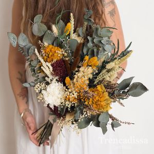 Feuilles d'eucalyptus séchées blanchies, fleurs séchées préservées en boîte, qualité A, durée de vie de 3 à 5 ans, décoration de Noël pour la maison - Product Image 3