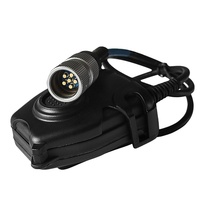 TS TAC-SKY Headset taktis adaptor PTT 6Pin PTT untuk AN /PRC 152 148 casing Dummy Walkie-Talkie Virtual Case aksesoris taktis