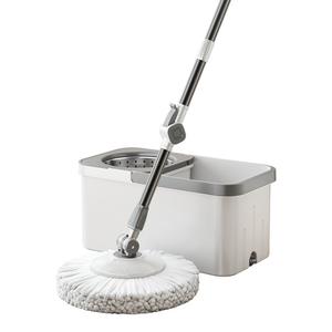 Juego de Trapeador Giratorio con Cubeta Redonda, Diseño Innovador, Transparente, para Limpieza de Pisos con Rotación de 360 Grados - Product Image 1