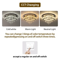 Certification SAA, fabrication directe en usine, luminaire de plafond en cristal LED en acier inoxydable personnalisé pour hôtel, lampe moderne