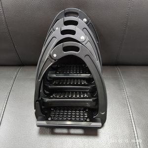 Horshi Black Premium Kwaliteit Veiligheidsstijgbeugels Professionele Antislip Ruiterstijgbeugels Hoge Sterkte Aluminium - Product Image 6