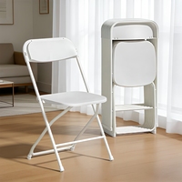Chaise de bureau moderne en plastique portable, mobilier de bureau, pliable, empilable, confortable, chaise de conférence