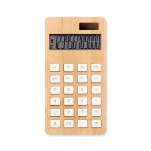 Calculadora de Bambú CALCUBIM, Gadget Ecológico, Modelo Chino 37133_MO6216 - Product Image 5