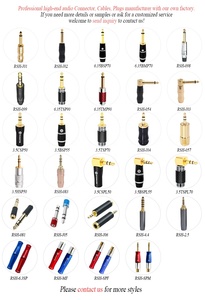 Rasantek khuyến mãi Hifi 6.35mm 1/4 Mono Jack cắm-tinh khiết đồng lõi cắm để <span class=keywords><strong>RCA</strong></span> jack với độ dẫn cao cho âm thanh & dụng cụ - Product Image 5