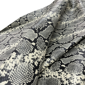 Thân Thiện Với Môi Đầu Tiên Lớp Chính Hãng Da Bò In Da Trong Màu Đen Và Trắng Mô Hình Con Trăn - Product Image 6