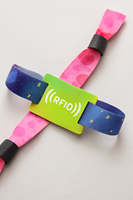 Bracelets en silicone étanches NFC RFID 13,56 MHz pour contrôle d'accès, paiement sans contact, puce 1K, hôtels