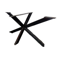Jambes de Base en fonte métallique, pour Restaurant, acier industriel, laiton, Table basse, meubles de cuisine