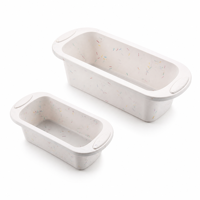 Moule à pain en silicone Smartpan en gros, design coloré avec saupoudrage, avec poignées, pour toasts, gâteaux et pains