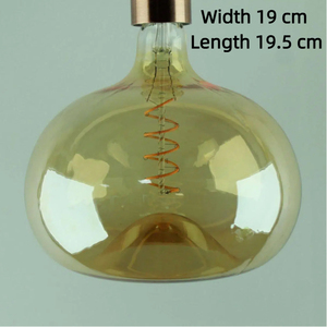 <span class=keywords><strong>Ampoule</strong></span> LED à filament vintage Edison, forme pomme, grand globe, 4W, E26, verre ambré, <span class=keywords><strong>ampoule</strong></span> LED décorative pour lustre et décoration intérieure - Product Image 2