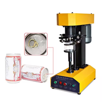 Máquina Selladora de Latas Eléctrica Semiautomática CHFJ-160 de Alta Calidad para Bebidas, Embalaje Ecológico en Caja de Madera