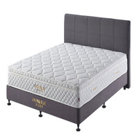 Matelas de lit en gros, haute qualité, ressorts ensachés, mousse haute densité, meubles de maison, emballage sous vide, tissu tricoté
