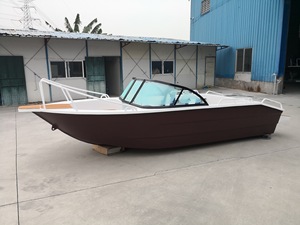 Dégagement confortable 6-8 passagers bateau de pêche en alliage d'aluminium pour les sports fluviaux yachting et les mains courantes soudées hors-bord - Product Image 5