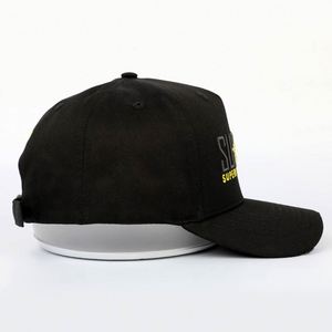 Custom 5 Panel Private Label <b>Black</b> <b>Baseball</b> <b>Caps</b> for Men, Metal Buckle Stylish Dad Hats,High Quality Distressed Gorros Hat - Product Image 3