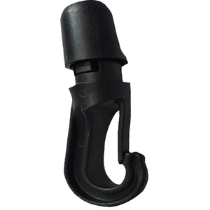 Crochet à pression en plastique noir 10 mm pour sports de plein air, accessoires de bateau et de kayak - Product Image 2