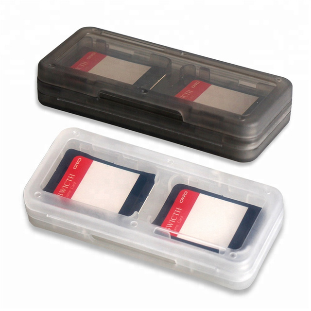SYY Game Card Storage Box Plastics Protection Card Case for for NS Game Accessories Black/White Model NS-D-095