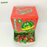 Bonbons à mâcher Gumball Bulk SuperLoves Fruity Watermelon en forme de boule, emballés en gros