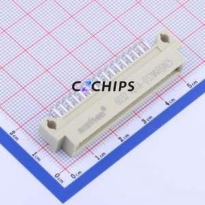 A81A-032MVRBAE5 Board-to-Board & Backplane Connector Bent Lead Through Hole,P=2.54mm Connector 32P 2.54mm Right Angle Insert 2 - Product Image 1
