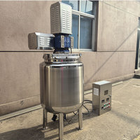 Cuve de mélange émulsifiante en acier inoxydable HUATAI, chauffage à la vapeur, cuve de mélange à cisaillement élevé pour confiseries et pulpe de fruits, mélangeur émulsifiant sous vide pour l'alimentation