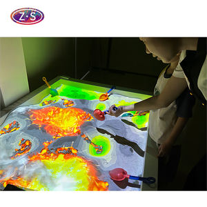 Rifornimento di fabbrica per bambini <span class=keywords><strong>tavolo</strong></span> interattivo di sabbia per interni/esterni AR Sandbox proiezione gioco divertente educativo gioco interattivo - Product Image 1