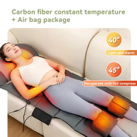 Tapis de massage de haute qualité réglable pour étirements, yoga thaïlandais, matelas de massage corporel complet à compression d'air électrique avec fonction chauffante