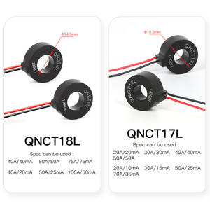 Nhỏ AC hiện tại biến áp 5A 5mA 10A 10mA 20A 20mA 30A 15mA 50A 25mA 100A 50mA 1 2000 chia lõi hiện tại biến áp cảm biến - Product Image 5