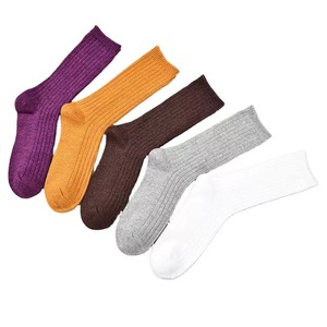 Chaussettes mi-hautes de haute qualité pour filles, tube moyen vertical, mode, fil épais doré et argenté, chaussettes de loisirs 2025 - Product Image 4