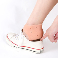 Meilleures ventes Soins des pieds Demi-coussinets en gel de silicone Protège-talons Chaussettes en gel hydratant