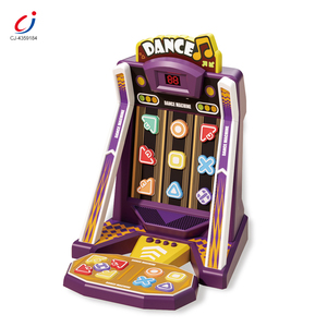 Chengji Mini Máquina Arcade Clásica, Juego de Botones con Forma de Máquina de Baile de Dedos, Juguetes Educativos, Juguete de Baile de Dedos con Luz - Product Image 1