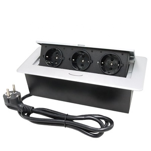 Bật lên ổ cắm có thể thu vào ẩn lõm điện melloni bật lên ổ cắm cho nhà bếp EU ổ cắm Bảng Máy tính để bàn nhà bếp ổ cắm - Product Image 1