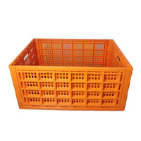 Vente en gros de caisses en plastique écologiques en PP style mailles pour légumes Stockage perforé robuste recyclable à bas prix